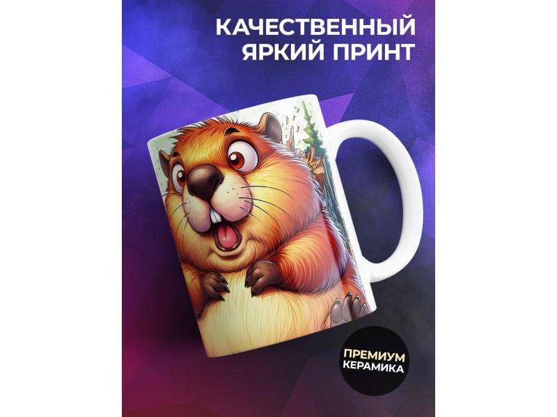 Кружка Прикольная / Bobr / Бобр