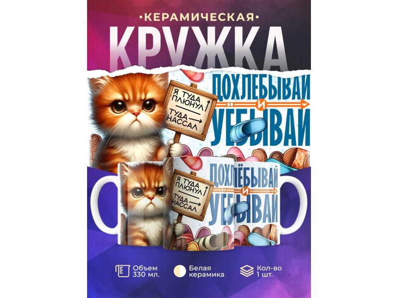 Кружка Прикольная / Дохлебывай / Для гостей