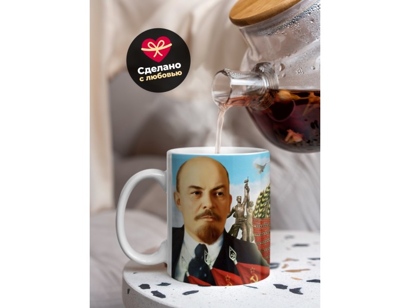 Кружка Ленин-Сталин.Герб СССР