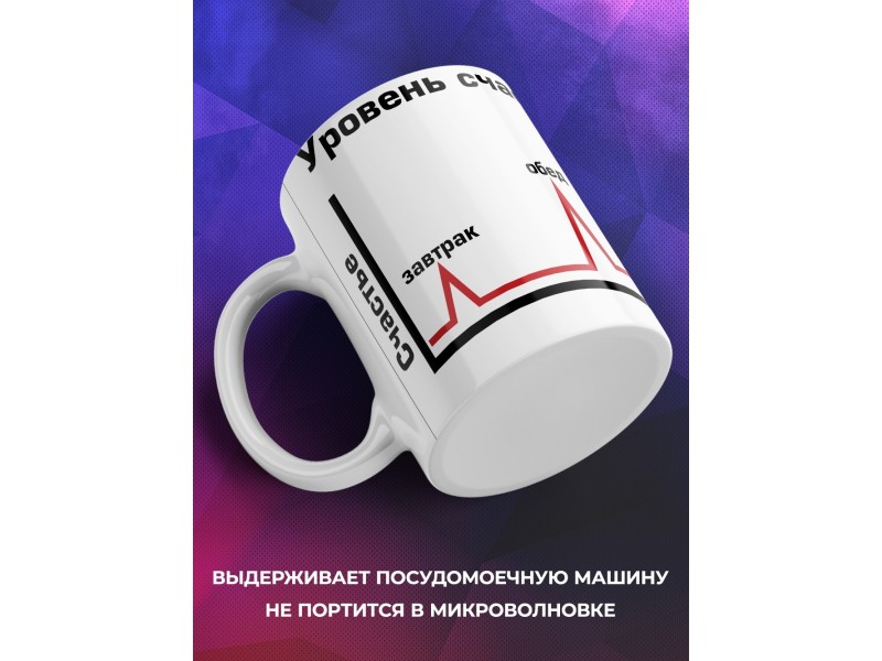 Кружка Уровень счастья