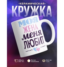 Кружка Моя жена меня любит