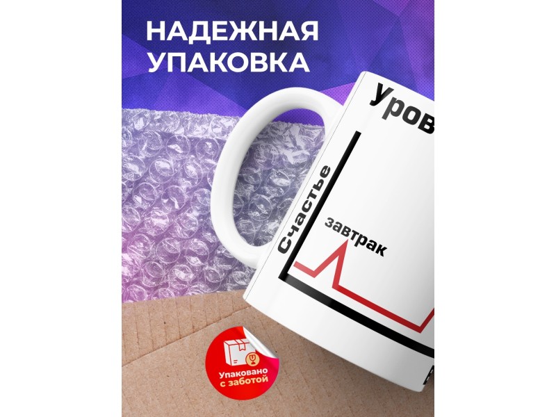 Кружка Уровень счастья