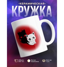 Кружка Котенок Чертенок