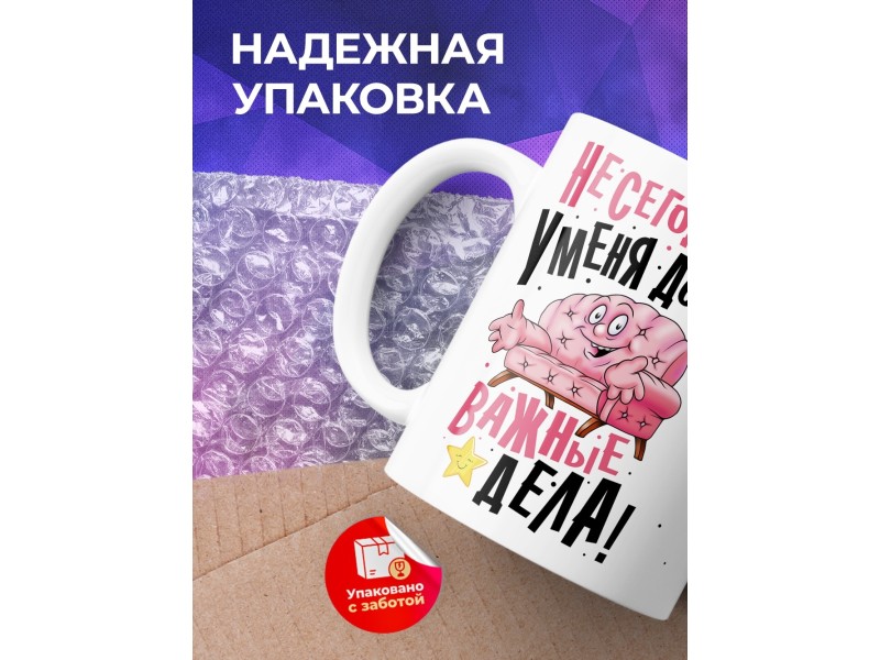 Кружка У меня дома важные дела