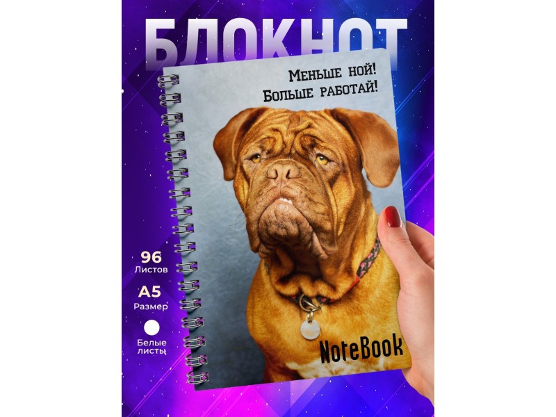 Блокнот Блокнот Мотивационный / Меньше ной