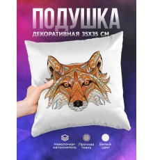 Декоративная подушка  Лиса рыжая арт