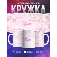 Кружка именная Вика. Комплименты