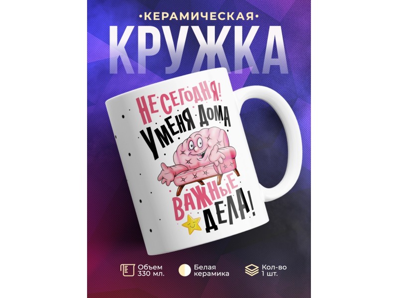 Кружка У меня дома важные дела