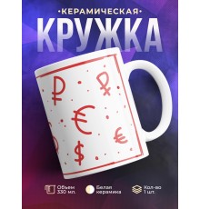Кружка Деньги меня портили