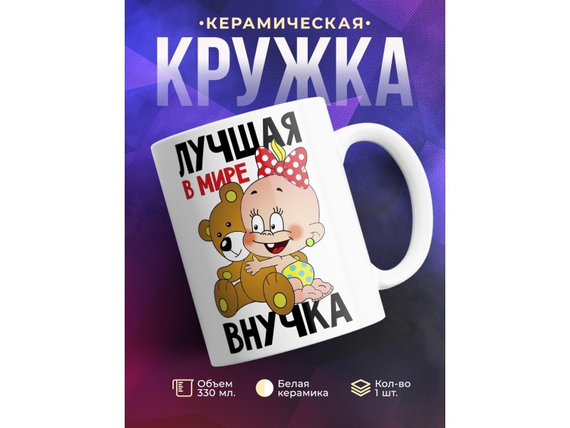 Кружка Лучшая в мире внучка