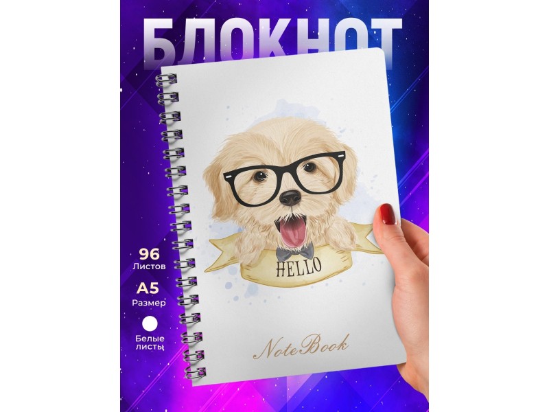 Блокнот Милый мальтипу мальчик