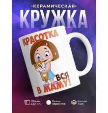 Кружка Красотка вся в маму