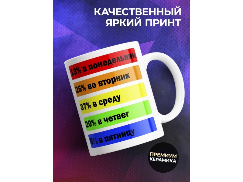 Кружка Отдаюсь работе на 100%