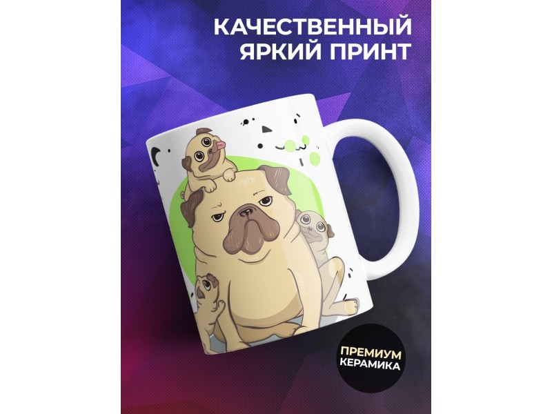 Кружка Папа может все. Собаки