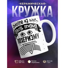 Кружка Смотрю на мир сквозь призму