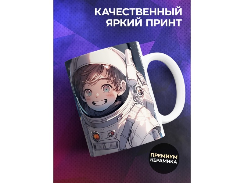 Кружка Мальчику / Космонавту / Покоритель космоса