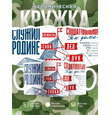 Кружка ДМБ 2025 / Дембелю. Карьера солдата