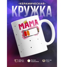 Кружка Мама. Уровень заряда