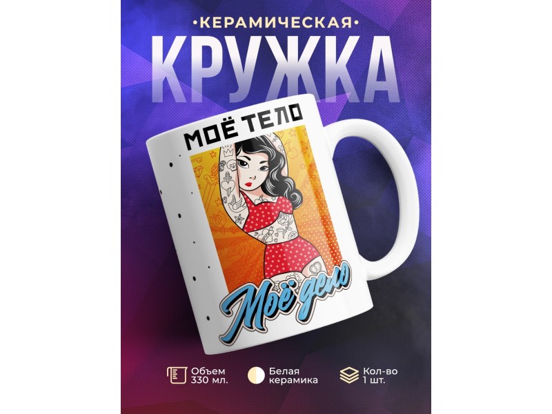 Кружка Мое тело - мое дело