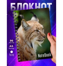 Блокнот Рысь /Дикая кошка